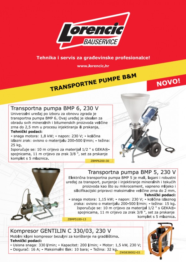 Transportne pumpe B&M